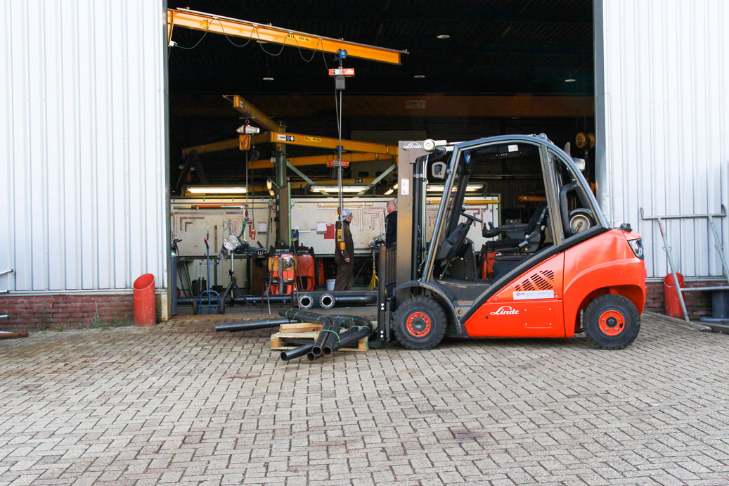 PTB levert Linde H25T aan Skid Piping