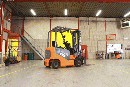 gebruikte 1,5 tons heftruck elektrisch